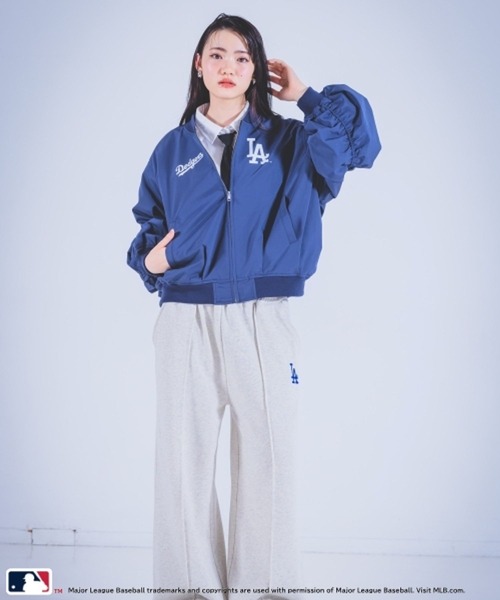 repipi armario（レピピ アルマリオ）の「【MLB】ZIPアップブルゾン（ブルゾン・キッズ・ブラック/ネイビー/グレー・LARGE/MEDIUM）」の12枚目の写真