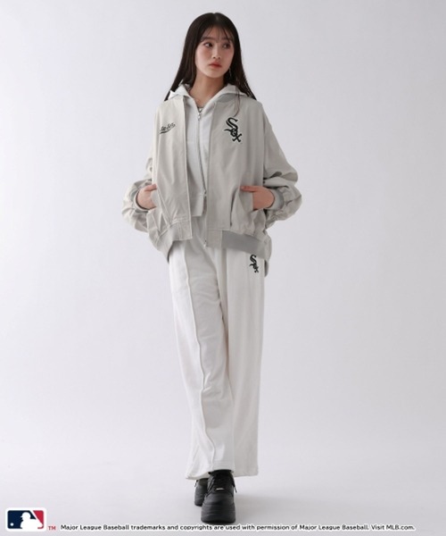 repipi armario（レピピ アルマリオ）の「【MLB】ZIPアップブルゾン（ブルゾン・キッズ・ブラック/ネイビー/グレー・LARGE/MEDIUM）」の16枚目の写真
