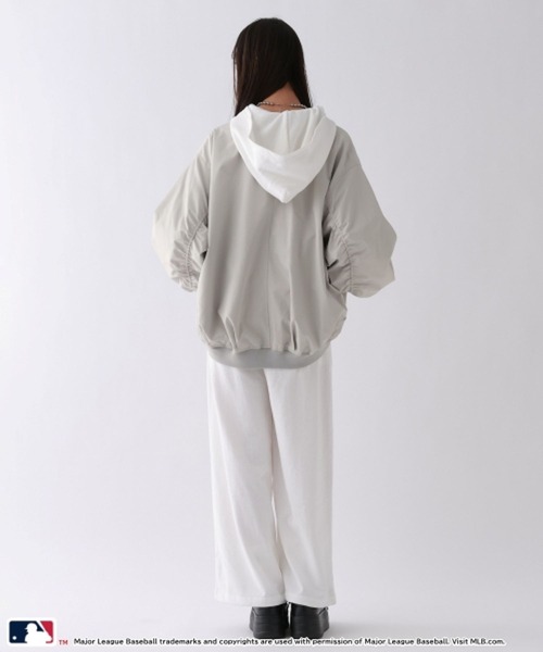 repipi armario（レピピ アルマリオ）の「【MLB】ZIPアップブルゾン（ブルゾン・キッズ・ブラック/ネイビー/グレー・LARGE/MEDIUM）」の18枚目の写真