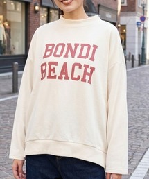 【RUSTY:ラスティー】レディース モックネック スウェット トレーナー