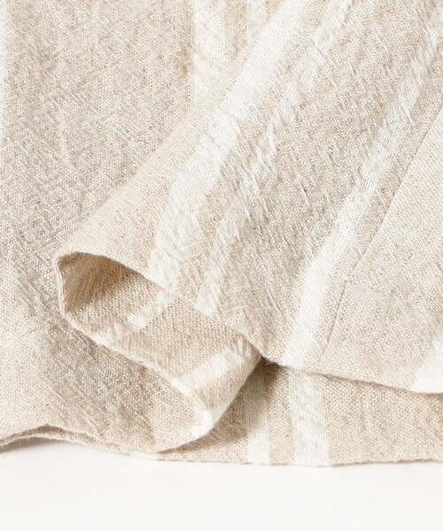 BRILLA per il gusto（ブリッラペルイルグースト）の「リネンコットン ストライプ イージーパンツ（その他パンツ・メンズ・ベージュ・52/50/48/46/44）」の8枚目の写真