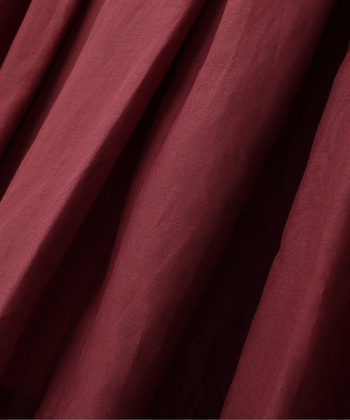 MARGARET HOWELL（マーガレットハウエル）の「SHEER COTTON SILK（スカート・レディース・ブルー/ローズ・3/2/1）」の9枚目の写真