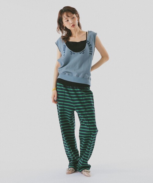 BEAMS COUTURE（ビームスクチュール）の「コットン ニット キャミ 26SS キャミソール インナー レイヤード 重ね着 パットなし（Tシャツ/カットソー・レディース・ブラック/ホワイト系その他5/ピンク/グレー・ONE SIZE）」の22枚目の写真