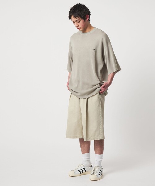 CITEN（シテン）の「＜CITEN＞ペーパーライクニットTee（ニット/セーター・メンズ・ブラック/ダークブラウン/ライトグレー・M/L）」の16枚目の写真