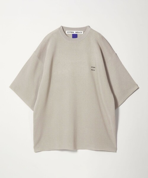 CITEN（シテン）の「＜CITEN＞ペーパーライクニットTee（ニット/セーター・メンズ・ブラック/ダークブラウン/ライトグレー・M/L）」の18枚目の写真