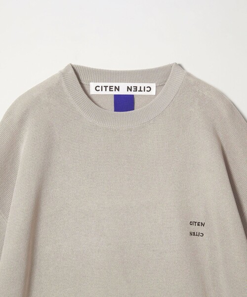 CITEN（シテン）の「＜CITEN＞ペーパーライクニットTee（ニット/セーター・メンズ・ブラック/ダークブラウン/ライトグレー・M/L）」の16枚目の写真
