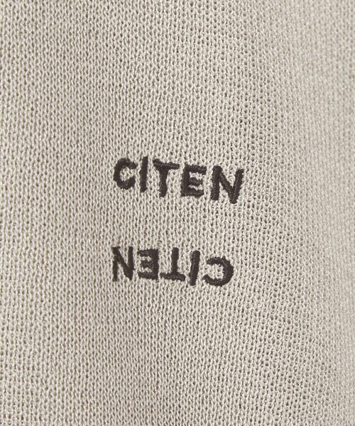 CITEN（シテン）の「＜CITEN＞ペーパーライクニットTee（ニット/セーター・メンズ・ブラック/ダークブラウン/ライトグレー・M/L）」の4枚目の写真