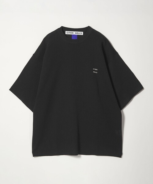 CITEN（シテン）の「＜CITEN＞ペーパーライクニットTee（ニット/セーター・メンズ・ブラック/ダークブラウン/ライトグレー・M/L）」の7枚目の写真