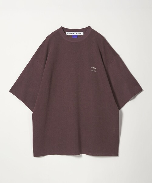 CITEN（シテン）の「＜CITEN＞ペーパーライクニットTee（ニット/セーター・メンズ・ブラック/ダークブラウン/ライトグレー・M/L）」の11枚目の写真