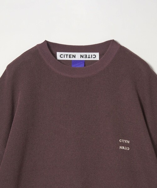 CITEN（シテン）の「＜CITEN＞ペーパーライクニットTee（ニット/セーター・メンズ・ブラック/ダークブラウン/ライトグレー・M/L）」の13枚目の写真