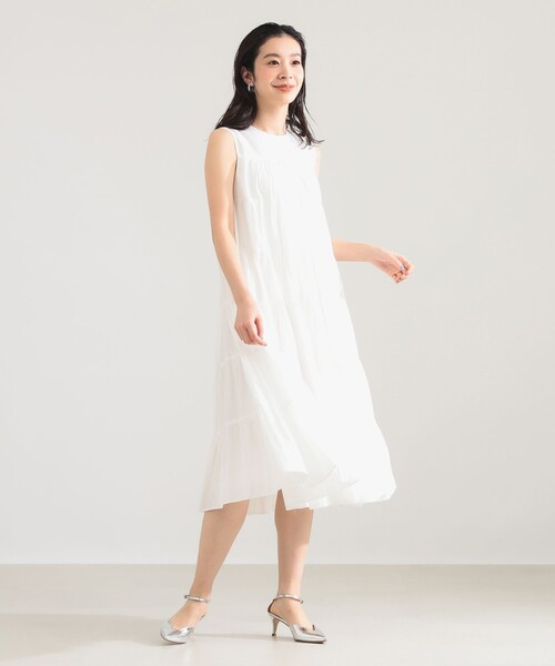 Demi-Luxe BEAMS(デミルクス ビームス)の「【別注】MARIHA / ミューズのワンピース ショート ソリッド(ワンピース・レディース・ライトブルー/ホワイト・38/36)」の8枚目の写真