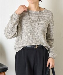 Jena espace merveilleux | メランジニット(ニット/セーター)