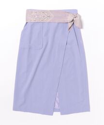 31 Sons de mode | スカーフ付きタイトスカート(スカート)