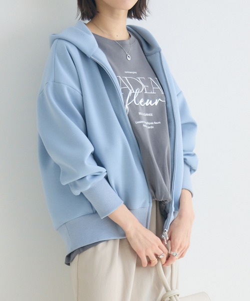 KATHARINE ROSS（キャサリンロス）の「【KATHARINE ROSS】スフレパーカー（パーカー・レディース・ブルー/ライトベージュ/ライトグリーン・FREE）」の11枚目の写真