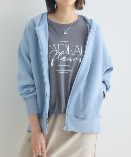 KATHARINE ROSS（キャサリンロス）の「【KATHARINE ROSS】スフレパーカー（パーカー・レディース・ブルー/ライトベージュ/ライトグリーン・FREE）」の13枚目の写真