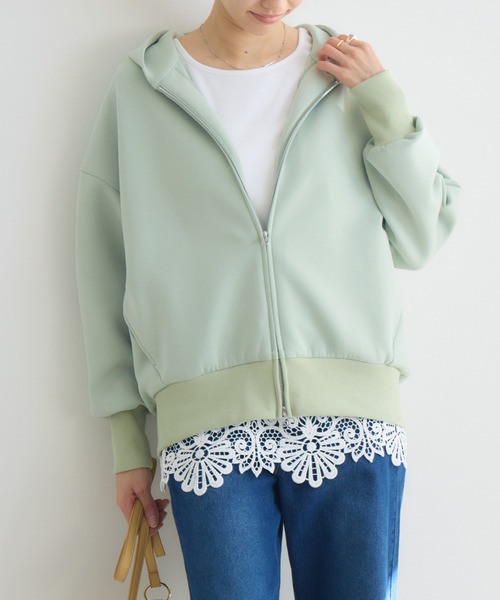 KATHARINE ROSS（キャサリンロス）の「【KATHARINE ROSS】スフレパーカー（パーカー・レディース・ブルー/ライトベージュ/ライトグリーン・FREE）」の20枚目の写真