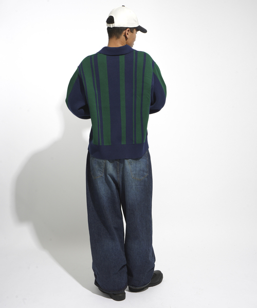 JOINT WORKS(ジョイントワークス)の「サッカーシャツニットプルオーバー / Soccer Shirt Knit Pullover(ニット/セーター・レディース・グリーン/ピンク・FREE)」の8枚目の写真