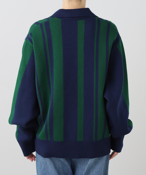 JOINT WORKS(ジョイントワークス)の「サッカーシャツニットプルオーバー / Soccer Shirt Knit Pullover(ニット/セーター・レディース・グリーン/ピンク・FREE)」の20枚目の写真