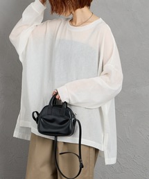 mizuiroind | [mizuiro ind/ミズイロインド] ワッシャーボイル ワイドプルオーバー(Tシャツ/カットソー)