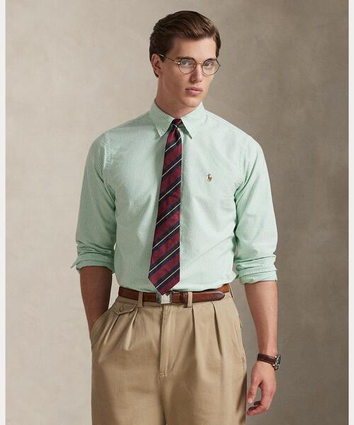 POLO RALPH LAUREN(ポロ ラルフ ローレン)の「クラシック フィット オックスフォード シャツ(シャツ/ブラウス・メンズ・グリーン・L/M/S/XL/XS/XXL)」の1枚目の写真