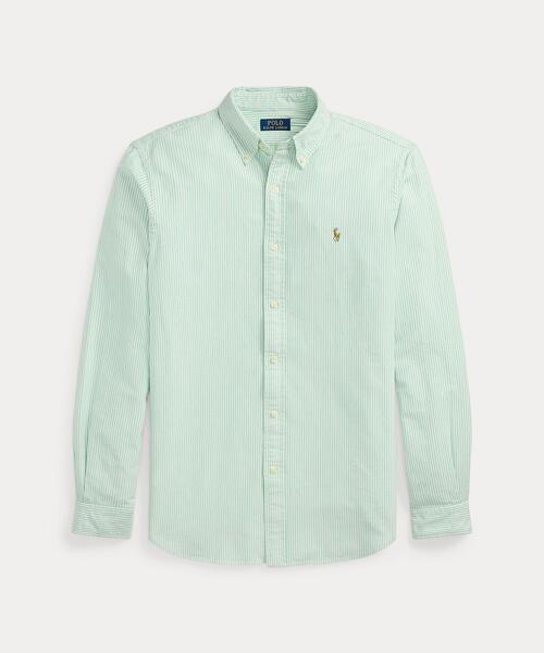 POLO RALPH LAUREN(ポロ ラルフ ローレン)の「クラシック フィット オックスフォード シャツ(シャツ/ブラウス・メンズ・グリーン・L/M/S/XL/XS/XXL)」の2枚目の写真