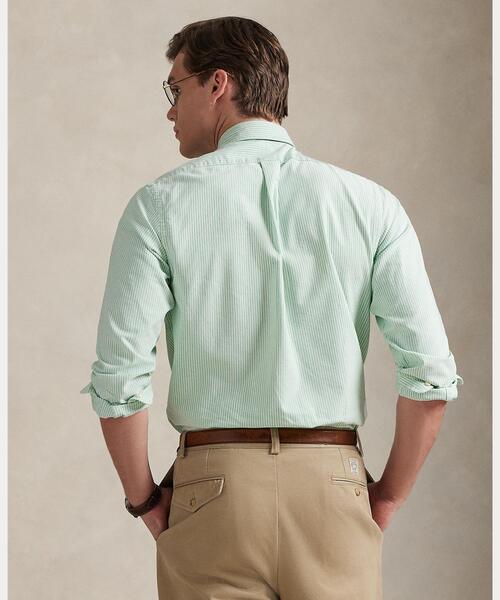 POLO RALPH LAUREN(ポロ ラルフ ローレン)の「クラシック フィット オックスフォード シャツ(シャツ/ブラウス・メンズ・グリーン・L/M/S/XL/XS/XXL)」の4枚目の写真