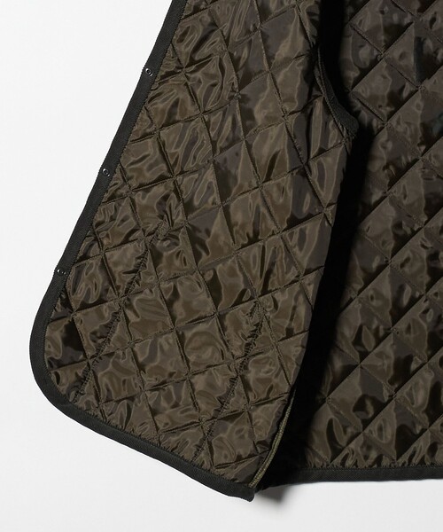 LAVENHAM(ラベンハム)の「【別注】<LAVENHAM >LIGHT MICKFIELD VEST/ライト ミックフィールド/キルティングベスト(その他アウター・メンズ・ホワイト/ダークグリーン・XL/M/L)」の10枚目の写真