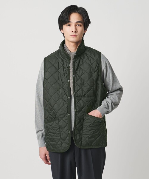 LAVENHAM(ラベンハム)の「【別注】<LAVENHAM >LIGHT MICKFIELD VEST/ライト ミックフィールド/キルティングベスト(その他アウター・メンズ・ホワイト/ダークグリーン・XL/M/L)」の21枚目の写真
