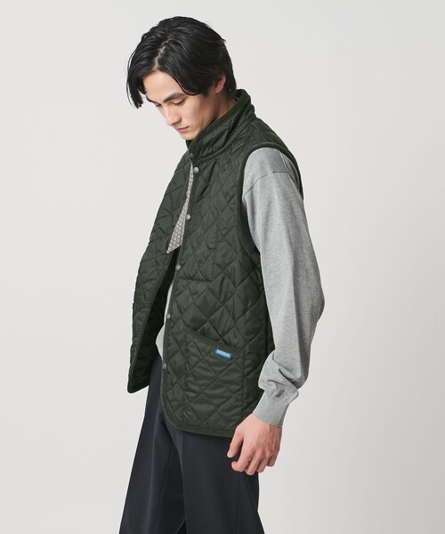 LAVENHAM(ラベンハム)の「【別注】<LAVENHAM >LIGHT MICKFIELD VEST/ライト ミックフィールド/キルティングベスト(その他アウター・メンズ・ホワイト/ダークグリーン・XL/M/L)」の22枚目の写真