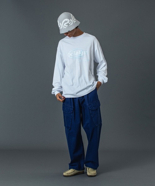 XLARGE（エクストララージ）の「WIDE TUCK CARGO PANTS（カーゴパンツ・メンズ・ネイビー/ベージュ/ブラック・36inch/34inch/30inch/32inch）」の16枚目の写真