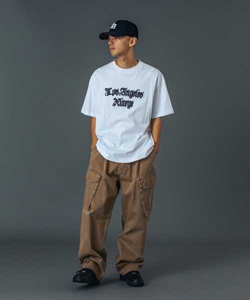 XLARGE（エクストララージ）の「WIDE TUCK CARGO PANTS（カーゴパンツ・メンズ・ネイビー/ベージュ/ブラック・36inch/34inch/30inch/32inch）」の12枚目の写真