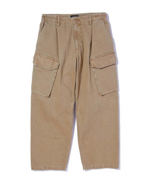 XLARGE（エクストララージ）の「WIDE TUCK CARGO PANTS（カーゴパンツ・メンズ・ネイビー/ベージュ/ブラック・36inch/34inch/30inch/32inch）」の7枚目の写真
