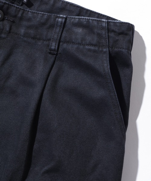 XLARGE（エクストララージ）の「WIDE TUCK CARGO PANTS（カーゴパンツ・メンズ・ネイビー/ベージュ/ブラック・36inch/34inch/30inch/32inch）」の4枚目の写真