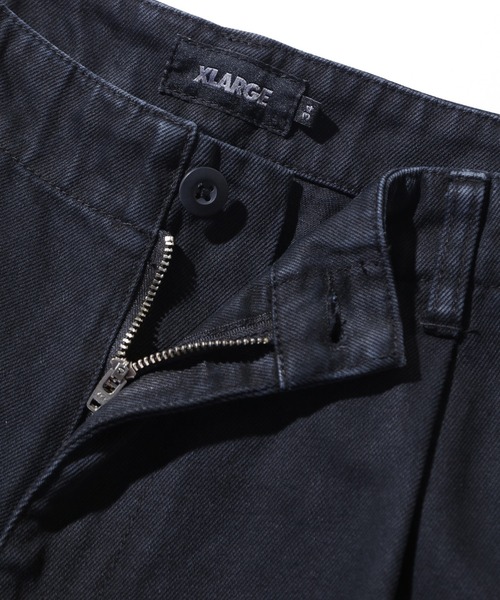 XLARGE（エクストララージ）の「WIDE TUCK CARGO PANTS（カーゴパンツ・メンズ・ネイビー/ベージュ/ブラック・36inch/34inch/30inch/32inch）」の5枚目の写真