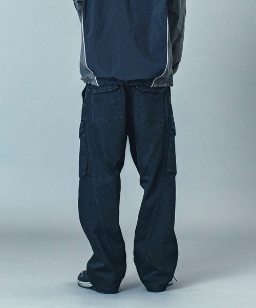 XLARGE(エクストララージ)の「WIDE TUCK CARGO PANTS(カーゴパンツ・メンズ・ネイビー/ベージュ/ブラック・36inch/34inch/30inch/32inch)」の22枚目の写真