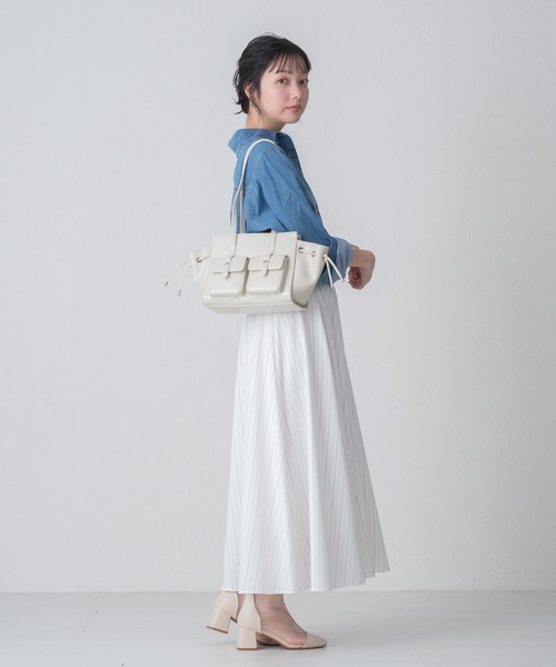 MISCH MASCH(ミッシュマッシュ)の「2026春夏新作 WEB限定 ベーシックデニムシャツ(シャツ/ブラウス・レディース・ネイビー/ブルー・フリ-)」の10枚目の写真