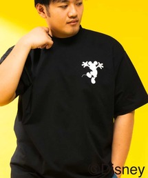 ディズニー / Tシャツ 半袖 メンズ 大きいサイズ 『ミッキー』 『ベイマックス』デザインTシャツ ピクサー キャラクター 総柄 刺繍 サカゼン80周年記念 オリジナルデザイン Disney (ディズニー)