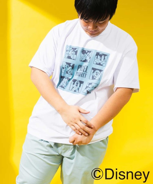 SAKAZEN(サカゼン)の「ディズニー / Tシャツ 半袖 メンズ 大きいサイズ 『ミッキー』 『ベイマックス』デザインTシャツ ピクサー キャラクター 総柄 刺繍 サカゼン80周年記念 オリジナルデザイン Disney (ディズニー)(Tシャツ/カットソー・メンズ・B/C/A/D・X2(4L~5L)/X1(3L~4L)/X3(6L~7L)/LL/L)」の5枚目の写真