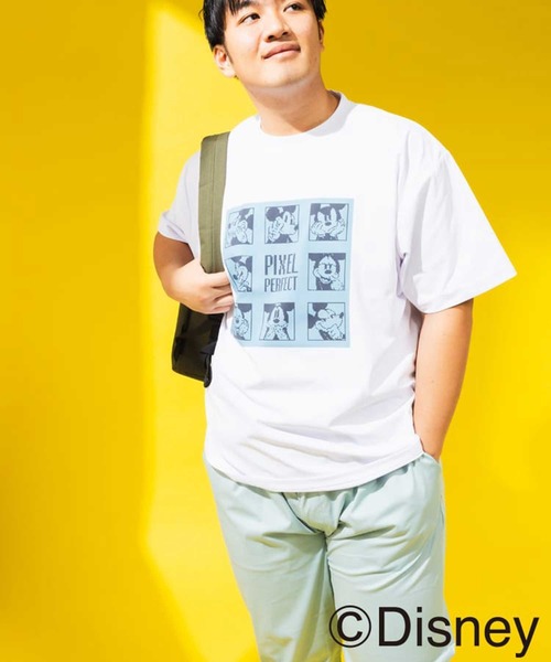SAKAZEN(サカゼン)の「ディズニー / Tシャツ 半袖 メンズ 大きいサイズ 『ミッキー』 『ベイマックス』デザインTシャツ ピクサー キャラクター 総柄 刺繍 サカゼン80周年記念 オリジナルデザイン Disney (ディズニー)(Tシャツ/カットソー・メンズ・B/C/A/D・X2(4L~5L)/X1(3L~4L)/X3(6L~7L)/LL/L)」の6枚目の写真