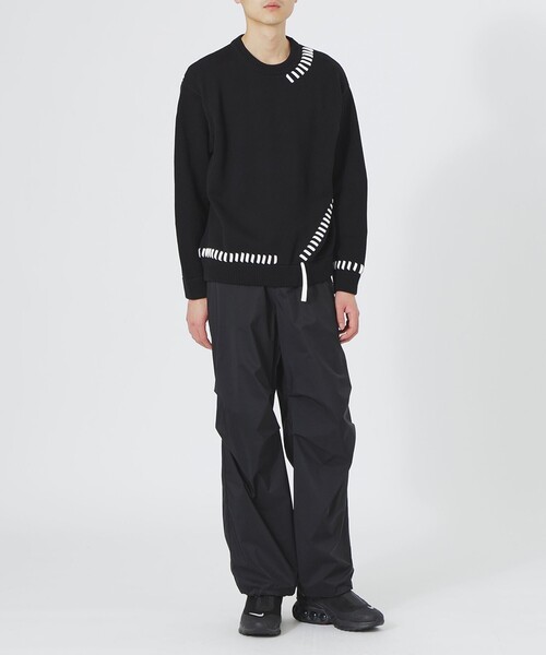 LOVELESS（ラブレス）の「ポイントスレッドプルオーバー（ニット/セーター・メンズ・ベージュ系その他5/ブラック/オフホワイト/ネイビー・L/M）」の10枚目の写真