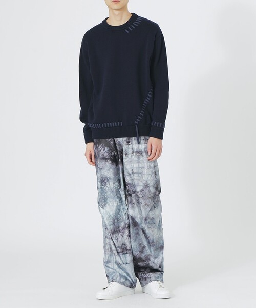 LOVELESS（ラブレス）の「ポイントスレッドプルオーバー（ニット/セーター・メンズ・ベージュ系その他5/ブラック/オフホワイト/ネイビー・L/M）」の11枚目の写真