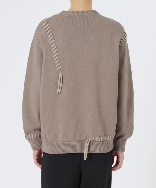 LOVELESS（ラブレス）の「ポイントスレッドプルオーバー（ニット/セーター・メンズ・ベージュ系その他5/ブラック/オフホワイト/ネイビー・L/M）」の15枚目の写真