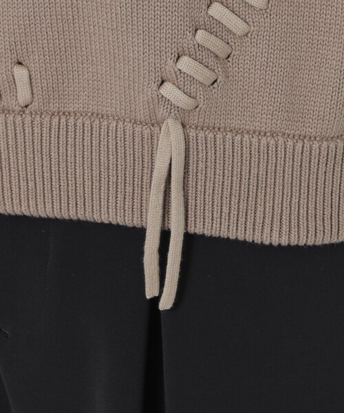 LOVELESS（ラブレス）の「ポイントスレッドプルオーバー（ニット/セーター・メンズ・ベージュ系その他5/ブラック/オフホワイト/ネイビー・L/M）」の17枚目の写真