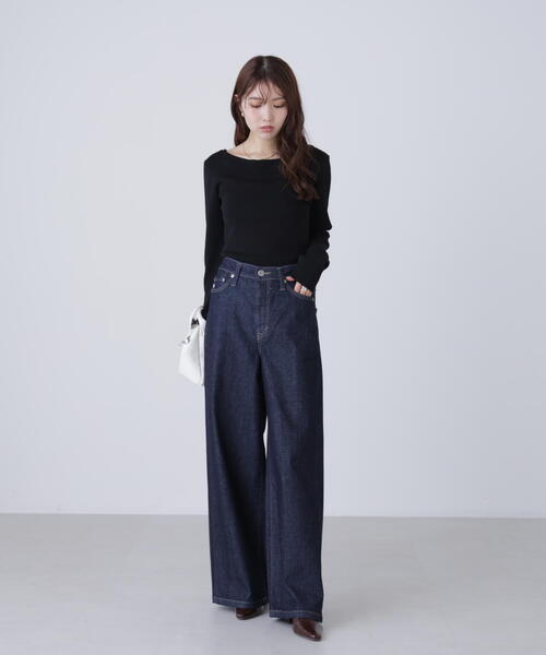 FREE'S MART（フリーズマート）の「【MFM】バックオープンニット（ニット/セーター・レディース・ブラック/イエロー/ホワイト・FREE）」の12枚目の写真