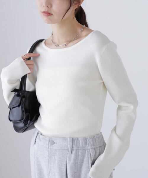 FREE'S MART（フリーズマート）の「【MFM】バックオープンニット（ニット/セーター・レディース・ブラック/イエロー/ホワイト・FREE）」の18枚目の写真