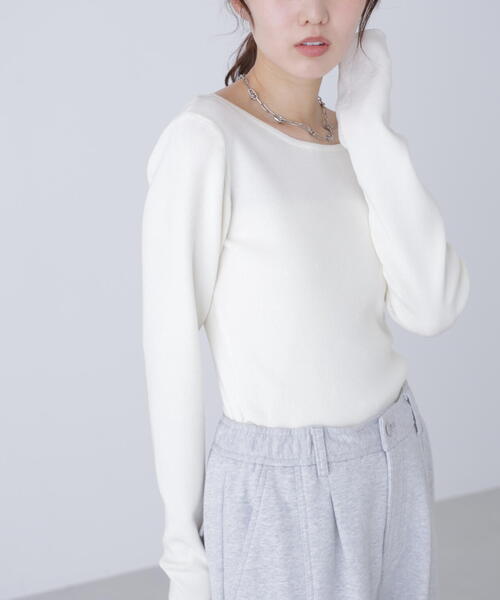 FREE'S MART（フリーズマート）の「【MFM】バックオープンニット（ニット/セーター・レディース・ブラック/イエロー/ホワイト・FREE）」の21枚目の写真