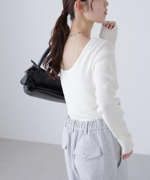 FREE'S MART（フリーズマート）の「【MFM】バックオープンニット（ニット/セーター・レディース・ブラック/イエロー/ホワイト・FREE）」の22枚目の写真