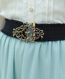 axes femme POETIQUE | ハートチャームフリルベルト(ベルト)