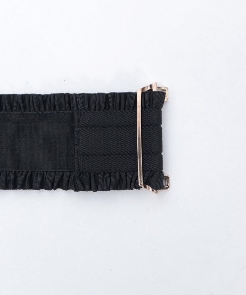 axes femme POETIQUE（アクシーズファムポエティック）の「ハートチャームフリルベルト（ベルト・レディース・ピンク/アンティークゴールド・FREE）」の11枚目の写真