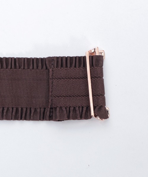 axes femme POETIQUE（アクシーズファムポエティック）の「ハートチャームフリルベルト（ベルト・レディース・ピンク/アンティークゴールド・FREE）」の17枚目の写真